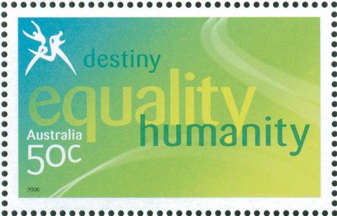 Australia-2006-Commonwealth-Games-Australian-Champions-24-March-2006-50-cent-Multi-P14-60-x-13-86-Logo-stamp_1