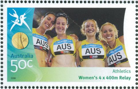 Australia-2006-Commonwealth-Games-Australian-Champions-25-March-2006-50-cent-Multi-P14-60-x-13-86-Gold-Medallists-Athletics-Womens-4-x-400m-relay-SG