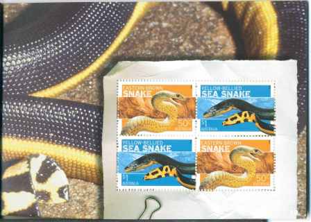 Australia-2006-Dangerous-Australians-Fauna-3-dollar-Multi-P13-86-x-14-6-Two-pairs-4793-and-4797-SG