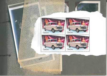 Australia-2006-Driving-through-the-Years-Cars-4-x-50-cent-Multi-P13-86-x-14-6-Souvenir-sheet_1