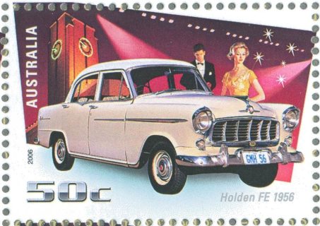 Australia-2006-Driving-through-the-Years-Cars-50-cent-Multi-P13-86-x-14-6-Holden-FE-1956