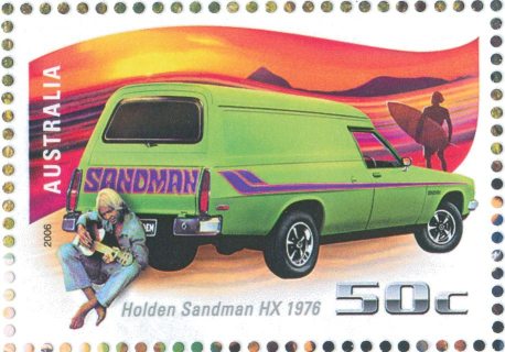 Australia-2006-Driving-through-the-Years-Cars-50-cent-Multi-P13-86-x-14-6-Holden-Sandman-HX-1976