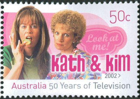 Australia-2006-Fifty-years-of-Australian-Television-50-cent-Multi-P13-86-x-14-6-TV-show-Kath-and-Kim-SG2720