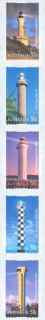 Australia-2006-Lighthouses-of-the-Twentieth-Century-5-x-50-cent-Multi-Pdie-cut-Strip