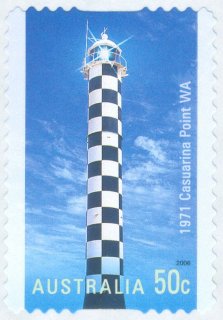 Australia-2006-Lighthouses-of-the-Twentieth-Century-50-cent-Multi-Pdie-cut-1971