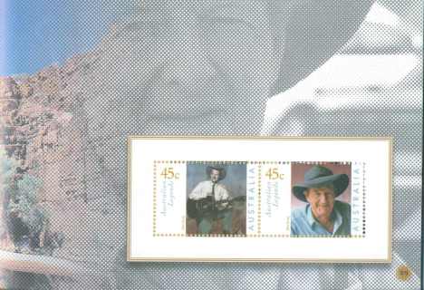 Australia-2007-10-Years-of-Australian-Legends-Prestige-Booklet-2-x-45-cent-Multi-P-Slim-Dusty