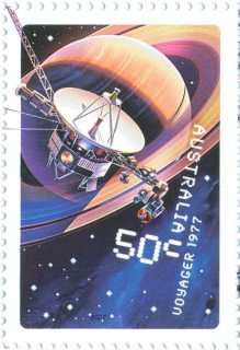 Australia-2007-Blast-off-50-Years-in-Space-50-cent-Multi-P14-6-x-13-86-Voyager-1977