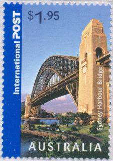 Australia-2007-Country-to-Coast-International-Stamps-1-95-dollar-Multi-P14-6-x-13-86-Sydney-Harbour-bridge-from-park-below-North-pylon-75th-Anniversary-of-completion-SG2817