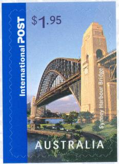 Australia-2007-Country-to-Coast-International-Stamps-1-95-dollar-Multi-Pdie-cut-One-single