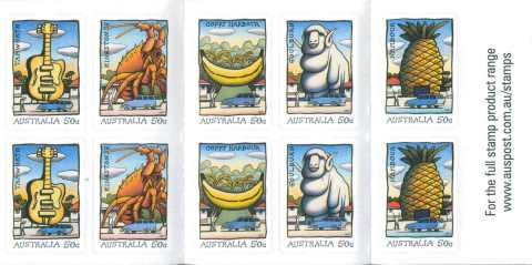 Australia-2007-Country-to-Coast-International-Stamps-2-x-1-95-dollar-Multi-P14-6-x-13-87-Two-of-1-95-Bridge_2