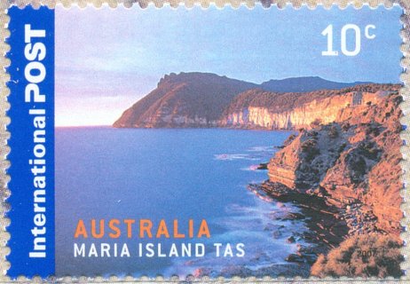 Australia-2007-Island-Jewels-islands-off-Australia-10-cent-Multi-P13-86-x-14-6-Maria-Island