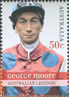 Australia-2007-Legends-2007-Australian-Horse-Racing-series-eleven-50-cent-Multi-P-George-Moore