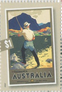 Australia-2007-Nostalgic-Tourism-Poster-Art-1-dollar-Multi-P14-6-x-13-86-Fishing-by-John-Vickery