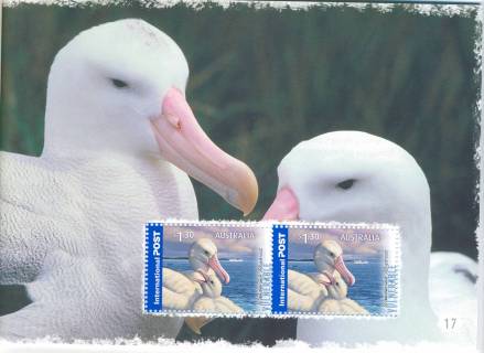 Australia-2007-Threatened-Wildlife-2-x-1-3-dollar-Multi-P14-6-x-13-86-Pair-4942-SG