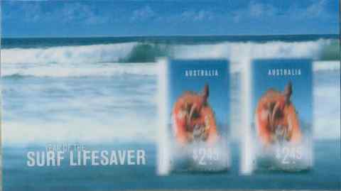 Australia-2007-Year-of-the-Surf-Lifesaver-2-x-2-45-dollar-Multi-Pdie-cut-8-9-x-8-9-contin-Mini-sheet