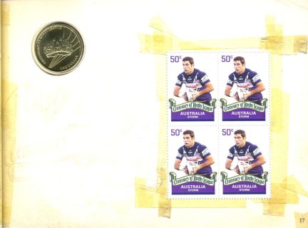 Australia-2008-Australian-Rugby-League-Centenary-4-x-50-cent-Multi-P14-6-x-13-86-Australian-Rugby-League-team-from-Prestige-Booklet-The-other-pages-show-4-teams-at-a-time-in-2-x