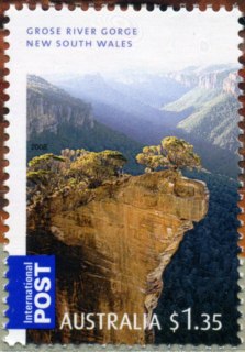 Australia-2008-Gorgeous-Australia-1-35-dollar-Multi-P14-6-x-13-86-Grose-River-Gorge