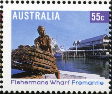 Australia-2008-Tourist-Precincts-55-cent-Multi-P14-x-14-4-Fishermans-Wharf