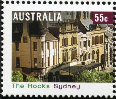 Australia-2008-Tourist-Precincts-55-cent-Multi-P14-x-14-4-The-Rocks