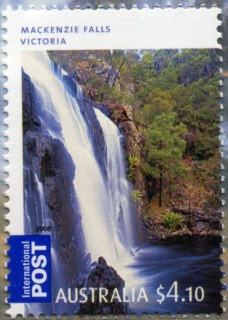 Australia-2008-Waterfalls-Australia-4-1-dollar-Multi-P14-6-x-13-86-MacKenzie-falls