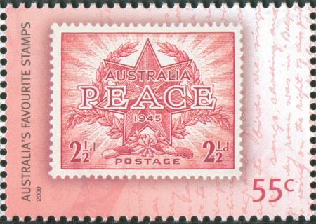 Australia-2009-Australia-Post-200-years-Series-B-Australias-Favourites-55-cent-Multi-P13-86-x-14-6-Stamp-on-stamp_2