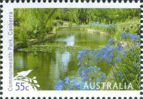 Australia-2009-Australian-Parks-Gardens-55-cent-Multi-P14-6-x-13-86-Commonwealth-Park