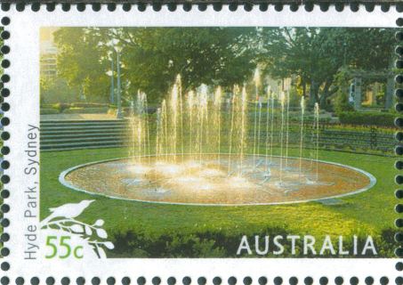 Australia-2009-Australian-Parks-Gardens-55-cent-Multi-P14-6-x-13-86-Hyde-Park