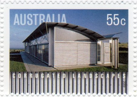 Australia-2009-Corrugated-landscapes-55-cent-Multi-P13-86-x-14-6-Contemporary-home