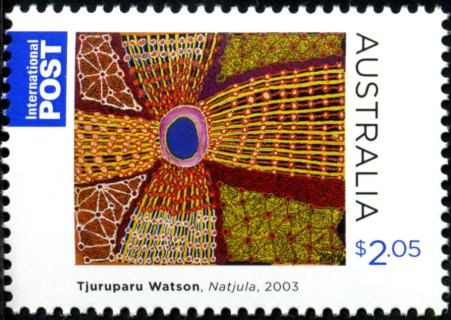 Australia-2009-Indigenous-Culture-2-05-dollar-Multi-P14-6-x-13-86-Natjula-2003-by-Tjuruparu-Watson