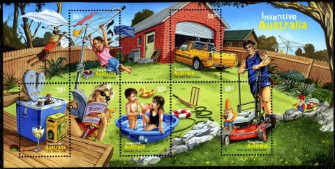 Australia-2009-Inventive-Australia-10-x-55-cent-Multi-P14-6-x-13-86-Souvenir-sheet