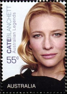 Australia-2009-Legends-2009-series13-Legends-of-the-Screen-55-cent-Multi-P13-86-x-14-6-Actress-Cate-Blanchette-portrait-SG3116