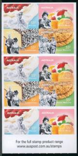 Australia-2009-Not-Just-Desserts-Australian-Food-10-x-55-cent-Multi-Pdie-cut-Booklet-of-10