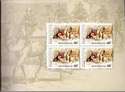 Australia-2010-Burke-Wills-explorers-150-years-4-x-60-cent-Multi-P13-86-x-14-6-Prestige-booklet-block-of-four_1