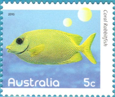 Australia-2010-Fishes-of-the-Reef-Part-I-5-cent-Multi-P14-x-14-4-Fish