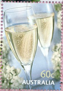 Australia-2010-For-Special-Occasions-60-cent-Multi-P14-6-x-13-86-Two-champagne-glasses-SG3452