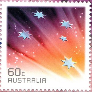 Australia-2010-For-Special-Occasions-60-cent-Multi-P14-x-14-Southern-Cross-red-SG