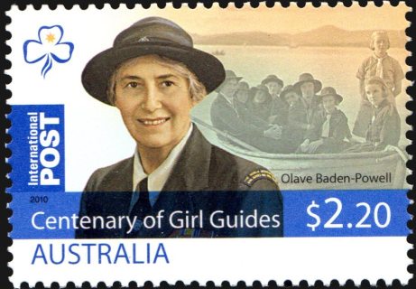 Australia-2010-Girl-Guides-Australia-centenary-2-2-dollar-Multi-P14-6-x-13-86-Olave-Baden-Powell