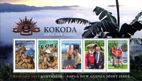 Australia-2010-Kokoda-Joint-Issue-with-Papua-New-Guinea-12-3-kina-Multi-P13-86-x-14-6-Similar-to-Australian-miiature-sheet5495