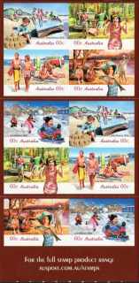 Australia-2010-The-Long-Weekend-10-x-60-cent-Multi-PDie-cut-Booklet-of-10-60-cent-stamps