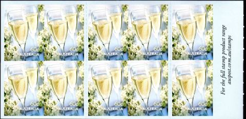 Australia-2011-Love-2011-10-x-60-cent-Multi-PDie-cut-Booklet-of-10-stamps