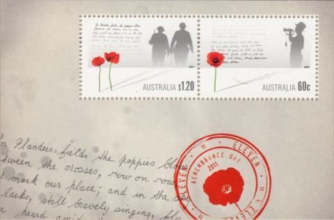Australia-2011-Remembrance-Day-1-8-dollar-Grey