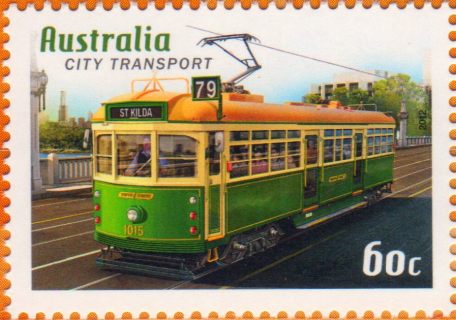 Australia-2012-Australia-City-Transport-60-cent-Multi-P14-6-x-13-86-Melbourne-tram-SG3727