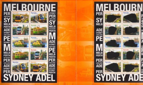 Australia-2012-Australia-City-Transport-60-cent-Multi-P14-6-x-13-86-North-Sydney-commuter-rail-SG3728