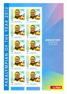 Australia-2012-Australia-Paralympian-of-the-Year-10-x-60-cent-Multi-P14-4-x-15-Two-vertical-rows-of-5-on-themed-background-SG