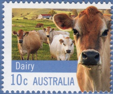 Australia-2012-Farming-Australia-10-cent-Multi-P14-x-14-Dairy