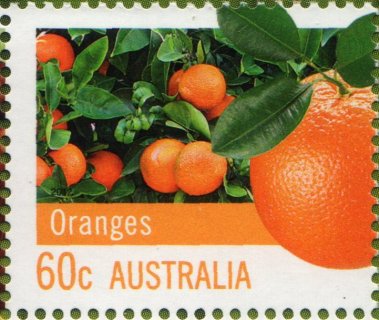 Australia-2012-Farming-Australia-60-cent-Multi-P14-4-x-14-Oranges-Shows-single-orange-against-background-of-several-SG3745