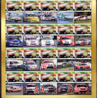 Australia-2012-Fifty-years-of-car-racing-at-Bathurst-40-x-60-cent-Multi-P13-86-x-14-6-An-uncommon-product-added-to-the-customary-range-of-a-new-issue-Sheet-3-of-3-parts-by-year