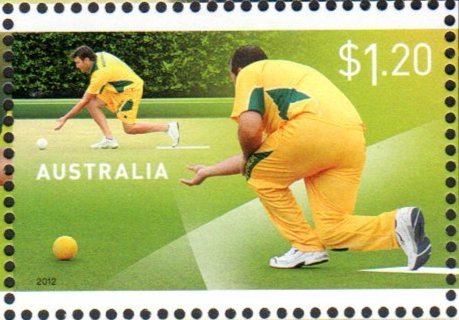 Australia-2012-Lawn-Bowls-Australia-1-2-dollar-Multi-P14-6-x-13-86-Adults-in-gold-green-colours-SG3894