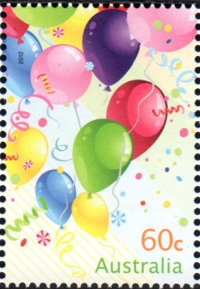 Australia-2012-Precious-Moments-60-cent-Multi-P14-6-x-13-86-Multi-coloured-balloons-SG3688