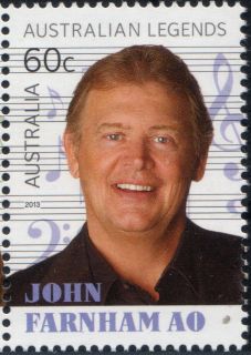 Australia-2013-Australian-Legends-Award-60-cent-Multi-P13-86-x-14-6-Musical-performers-Johnny-Farnham-A-O-SG3902